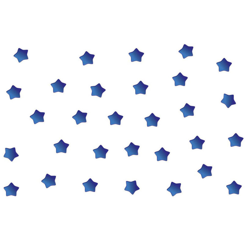 Décalcomanie murale étoile douce, Bleu foncé
