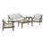 Marlo 5-Piece Outdoor Conversation Set, Perfect for Entertaining with Included Tables-115310825-115310826