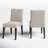 Meria 19.25'' H Linen Blend Upholstered Parsons Chair