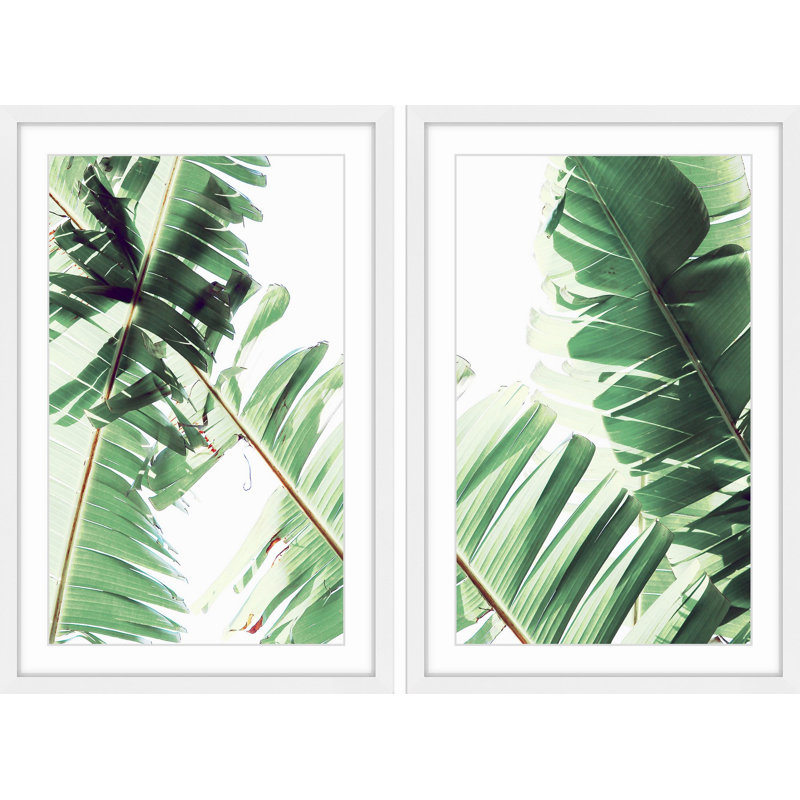 « laguna vista diptych »-impression de cadre photo sur papier, H 18 po x l 12 po x L 1,5 po, Cadre blanc avec blanc mat