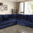 5 Piece Modular Sectional Sofa  With 5/Pillow (Sectional)