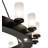 40 - Light Dimmable Wagon Wheel Chandelier