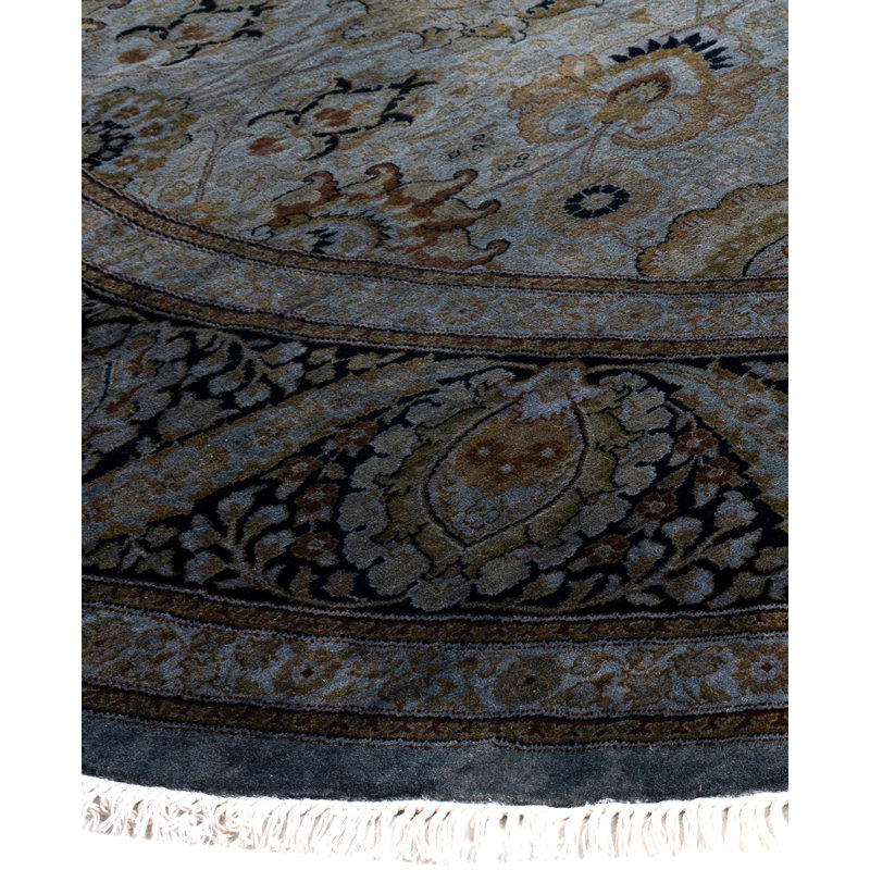 Overdyed One-of-a-Kind 9' 1" X 9' 1" Hand Knotted Area Rug
