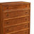 Ingraham Solid Wood Rattan 5-Drawer Chest