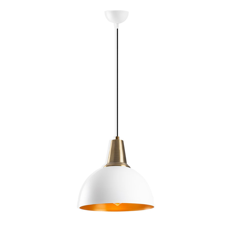 Metal Body Adjustable Height Single Pendant
