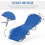 Chaise longue inclinable 70,75 po Mallon-1162635603