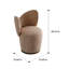 Tabouret pivotant de coiffeuse