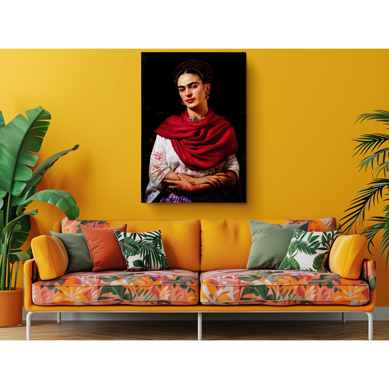 Impression sur toile Frida Kahlo, H 30 po x l 20 po