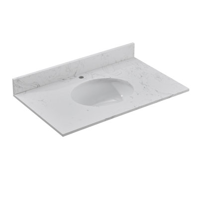 Comptoir de meuble-lavabo et lavabo 36 po