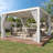 12 Ft. W x 12 Ft. D Metal Pergola with Canopy-98220538