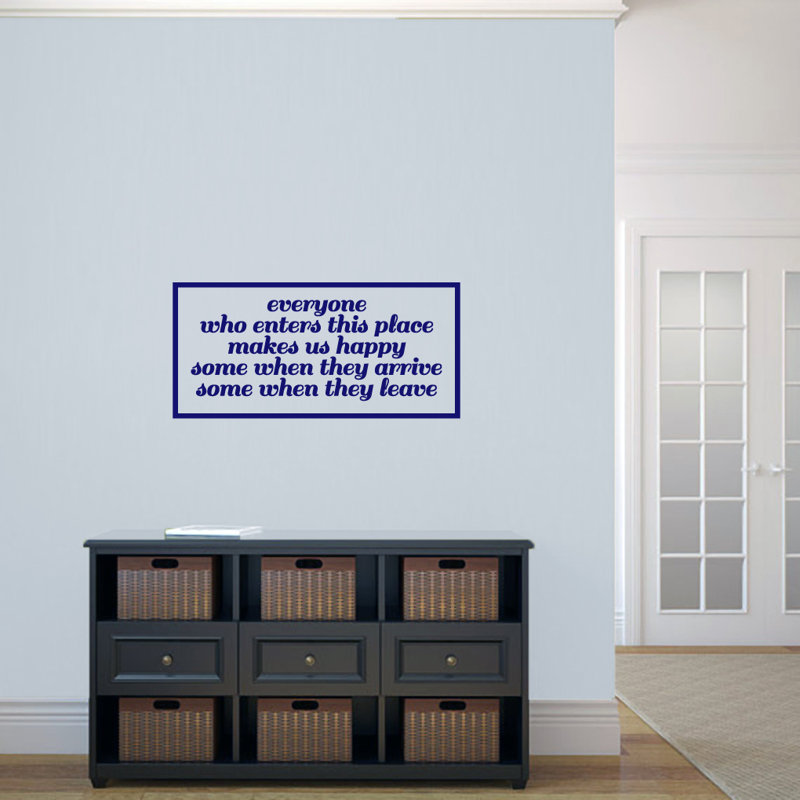 Non-Wall Damaging Wall Decal, Navy