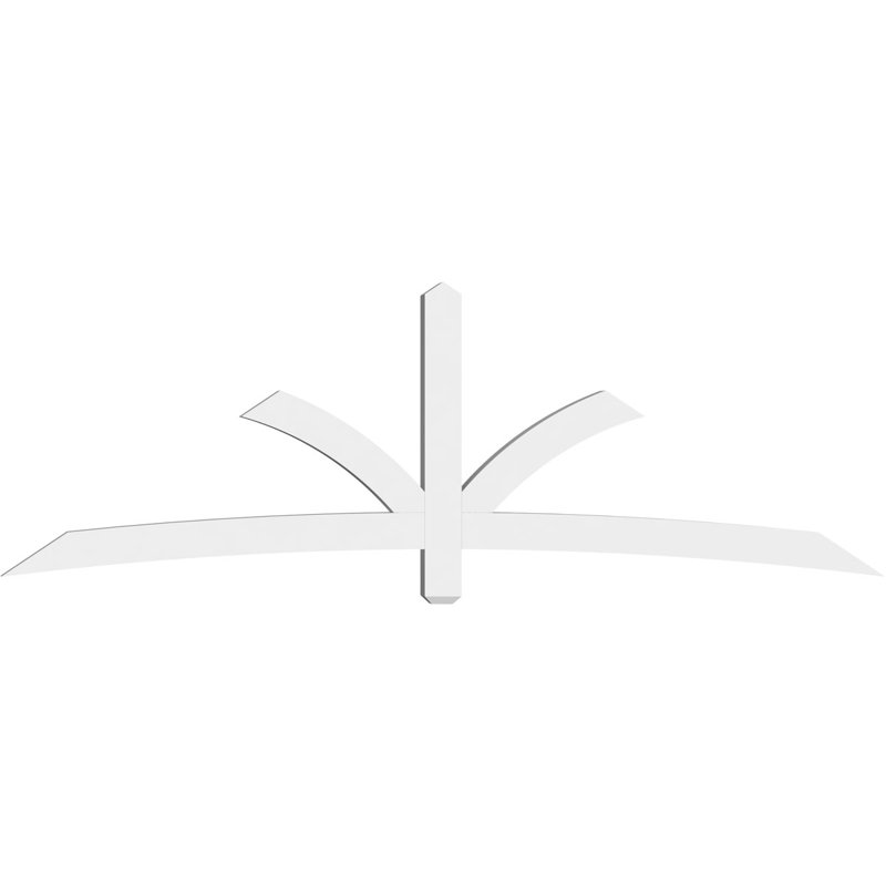 Support pour pignon Davenport, H 32 po x l 96 po (pas: 8/12), P 4 po x F 4 po, PVC