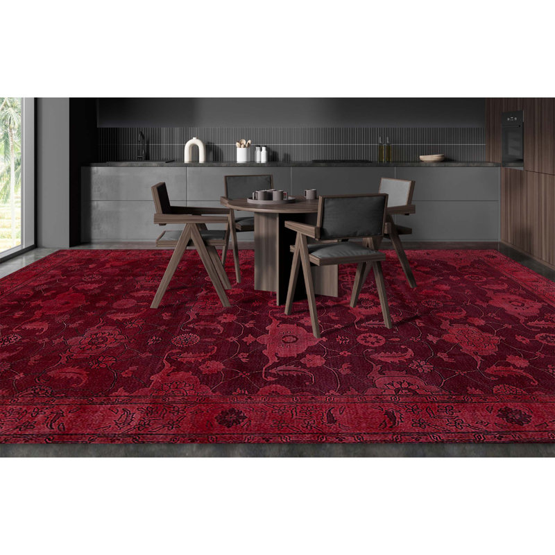 Overdyed One-of-a-Kind 10'10" X 13'11" Area Rug
