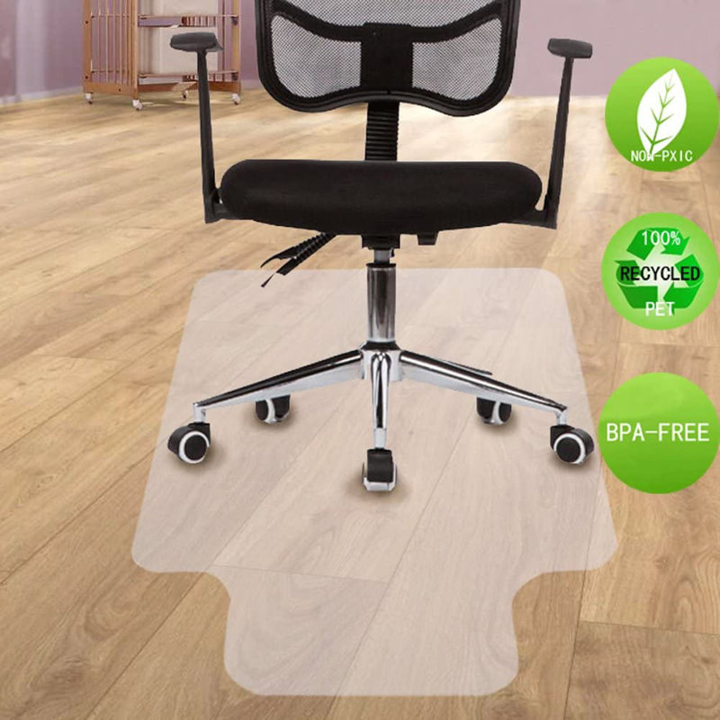 Clear PVC Office Chair Mat for Hard Floors 47" x 36"