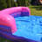 JumpOrange Purplish Commercial Grade Castle Bounce House Water Slide with Splash Pool (with Blower)