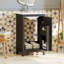 Petit meuble-lavabo moderne de 20 pouces avec lavabo en céramique - 20 * 14,5 * 33,3 pouces, rangement spacieux, 1 porte à fermeture douce-117021266