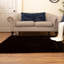 Tapis noir à poils longs Ballerini-1932327885