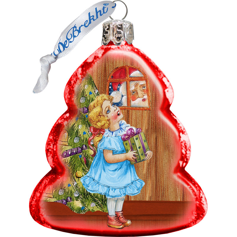 Keepsake 2'' Handmade Glass Holiday Shaped Ornament