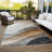 Machine Washable Indoor/Outdoor Segin ACN1176 Khaki Rug-109514553