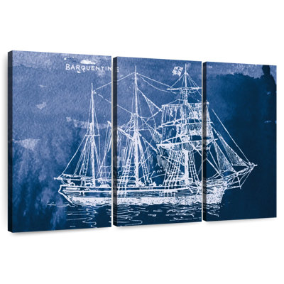 Mehar Sailing Ships III Indigo