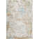 Avia Abstract Machine Made Power Loomed Polypropylene Area Rug in Blue/Beige