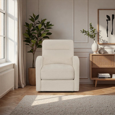 Chaise longue pivotante à 360 ° avec rangement - Canapé ergonomique simple Boucle avec poches latérales pour le salon, la chambre à coucher, le bureau