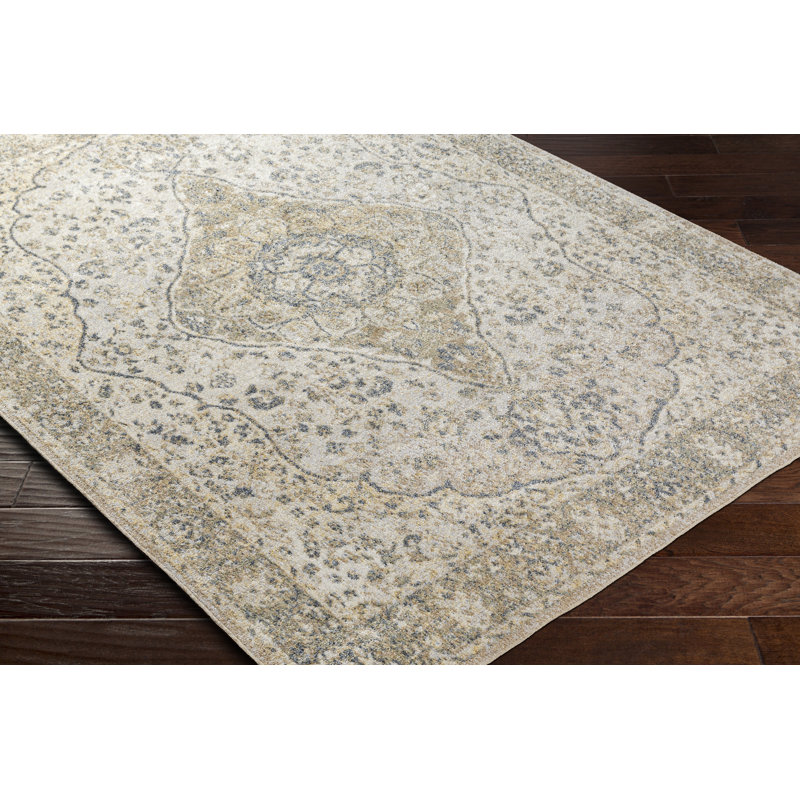 Machine Washable Traditional Boho Camel Area Rug, Rectangle 160 x 213cm