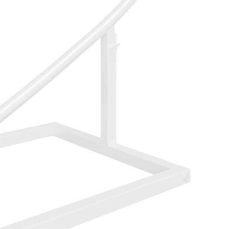 195cm W x 35cm D Steel Arbour, White