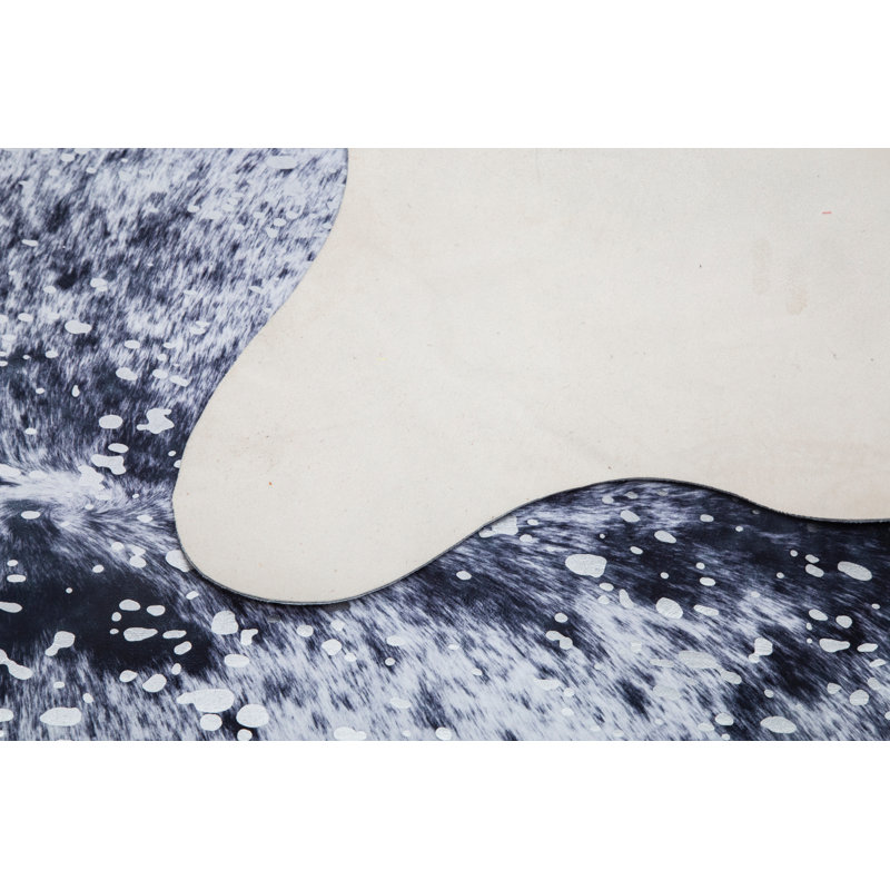 Tapis noir / gris Wickersham, Nouveauté : 5 pi x 6 pi 6 po
