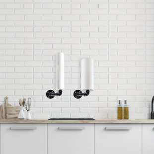 1Pc Toilet Paper Holder, Pipe-Designed Tissue Paper Storage Rack, Wall-Mounted Tissue Paper Holder, Hanging Toilet Paper Holder, Bathroom Accessories.