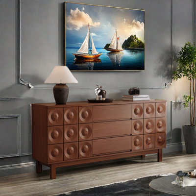 Retro-Style Living Room Sideboard