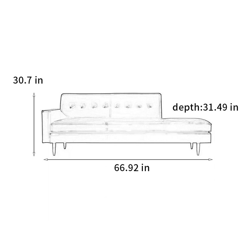 Chaise moderne en bois massif de luxe moderne