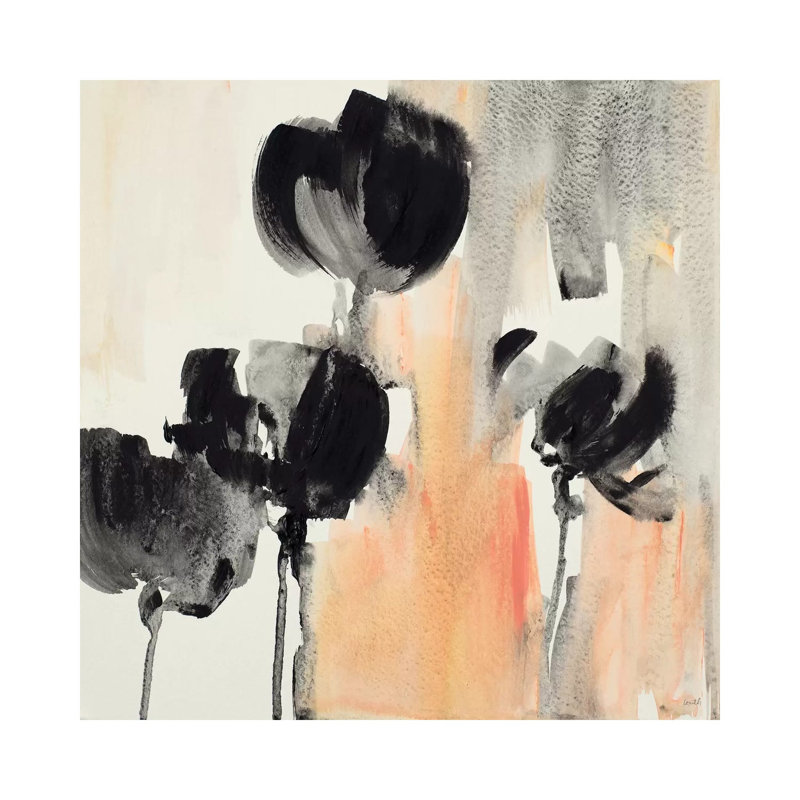 Blushing Tulips II by Lanie Loreth - Wrapped Canvas Painting, 30.48 cm H x 30.48 cm W