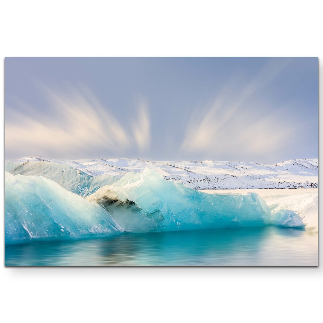 Leinwandbild Jokulsarlon Gletscher Lagune – Süd Island