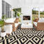 Tapis intérieur / extérieur noir / beige-65221575