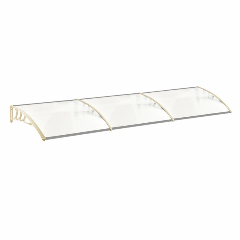 Garden Sanctuary 270 W x 100 D Window Door Awning Canopy with Brackets