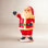 24" Outdoor Retro Plastic Santa