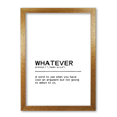 Whatever Lost - Print