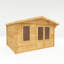 Mercia 13ft x 10ft Retreat Log Cabin-1080628517