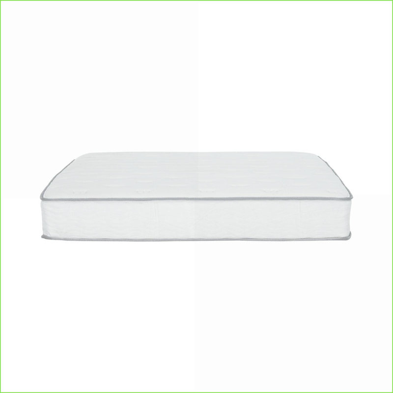 Matelas | Matelas à ressorts ensachés moyen 9 po, très grand, blanc neige | Housse en polyester, Très grand lit