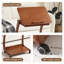 Table de bout mobile en bois massif 31,5 po couleur noyer-1581238376