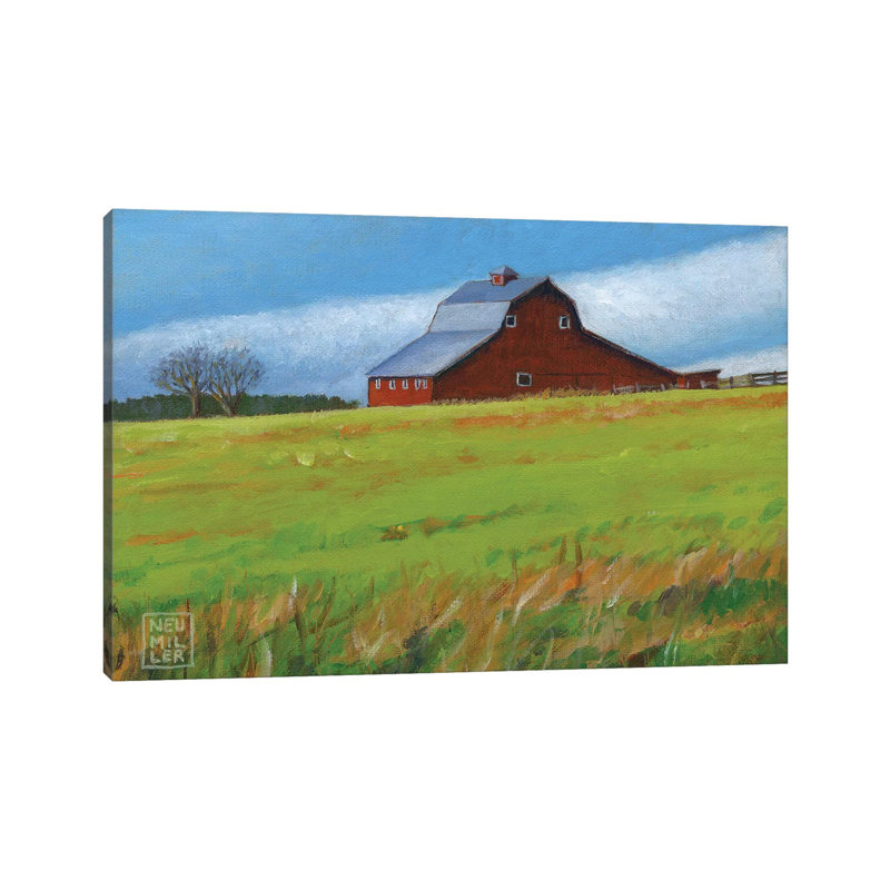 Whidbey Barn II by Stacey Neumiller - Wrapped Canvas Gallery-Wrapped Canvas Giclée, 66.04 cm H x 45.72 cm W x 1.91 cm D