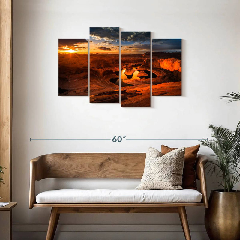 Alvord Reflection Canyon Sunrise, H 22 po x l 36 po
