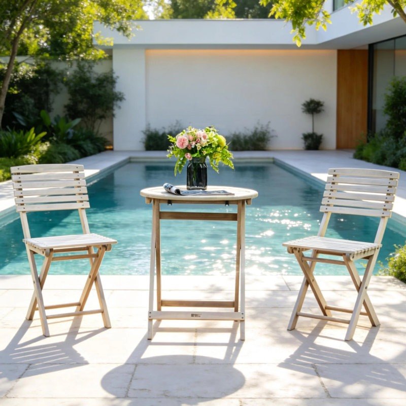 Floyd Acacia Patio Dining Set with
