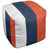 White/Navy/Orange