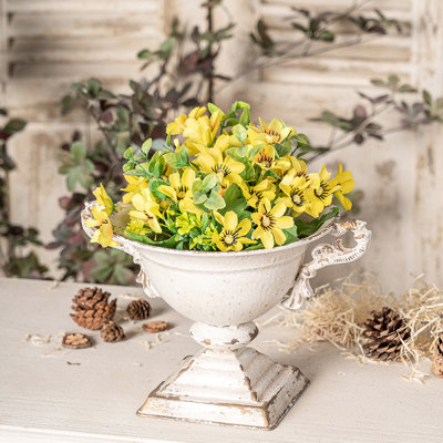 Ceramic Vintage Flower Pot With Double Handles - , For Industrial Handles, Enhances Patio
