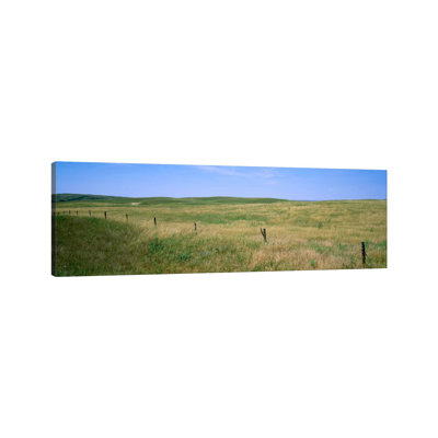 Prairie Landscape, Cherry County, Nebraska, USA - Wrapped Canvas Panoramic Print
