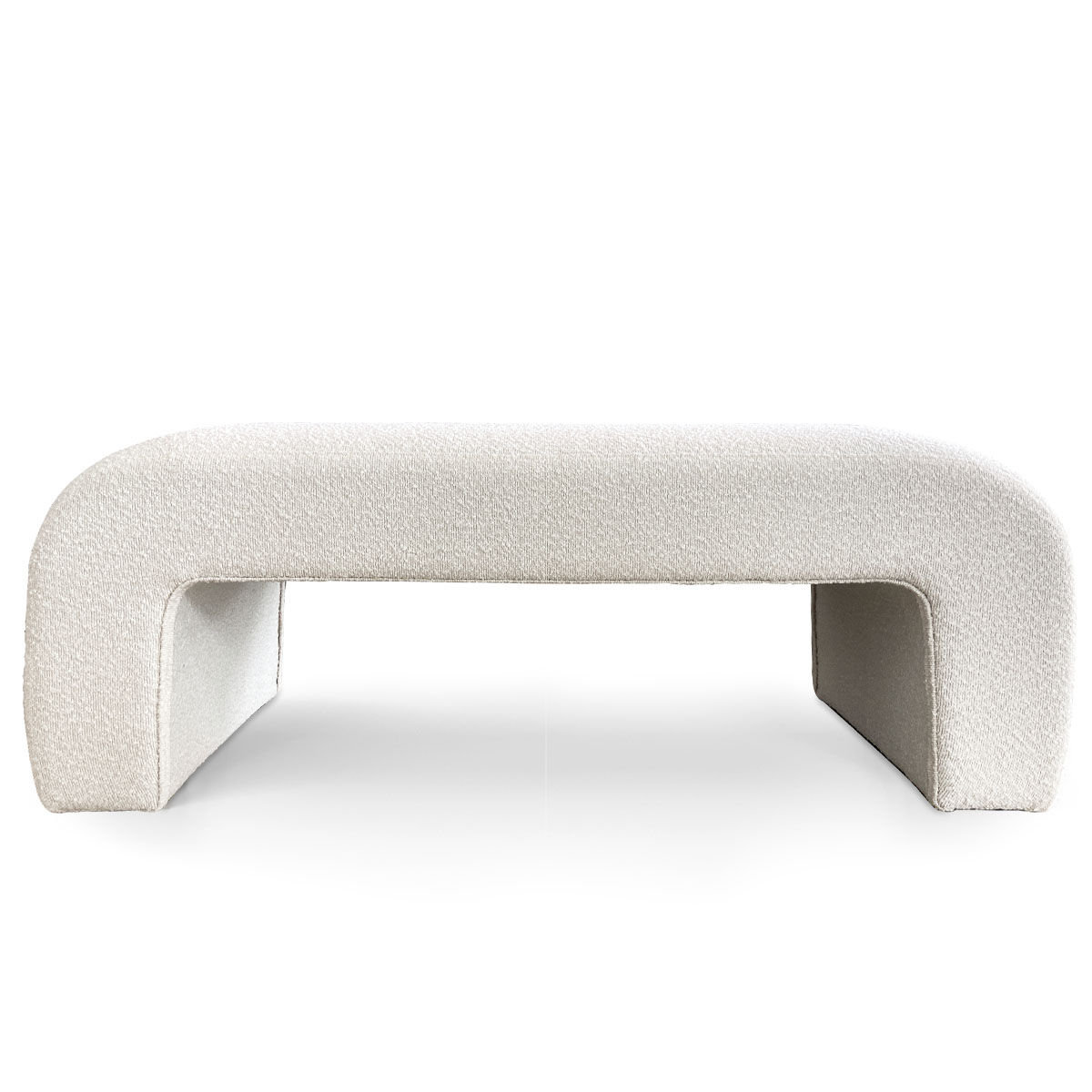 Kelly Clarkson Home Emmie 47''/60'' Boucle Upholstered Waterfall Bench | Wayfair
