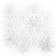 12” x 12” Carrara White Daisy Flower Mosaic Marble Tile Sheets Polished
