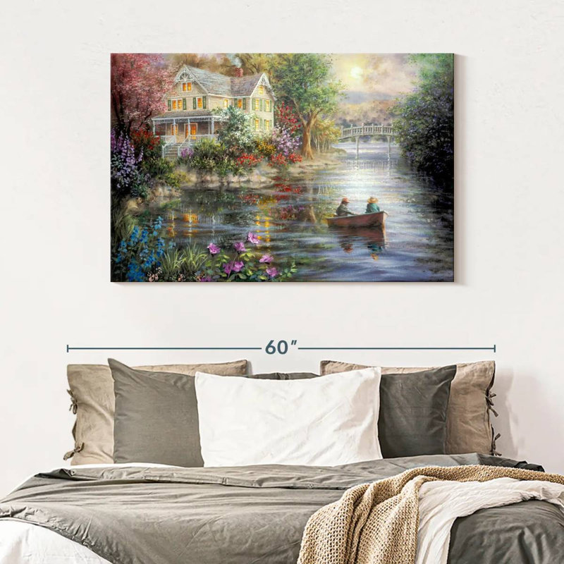 Lilie The Evening Reflections, 32" H x 48" W